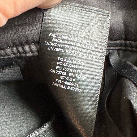 Aritzia Babaton Command Pant Mid-rise Vegan Leather Pants - Picture 8 of 10